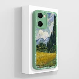 Case For Vivo Y03 4G Fun Panda Full Coverage Bumper Soft Liquid Silicone Funda For Vivo Y 03 Model V2332 Phone Back Covers Coque