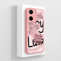 Case For Vivo Y03 4G Fun Panda Full Coverage Bumper Soft Liquid Silicone Funda For Vivo Y 03 Model V2332 Phone Back Covers Coque