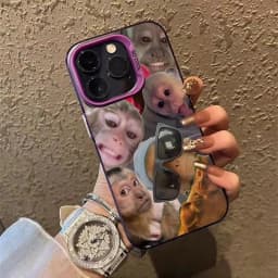 New Creative Monkey Pattern Phone Case For iPhone 18 17 16 Pro Max Air 17E 16E 15 14 13 12 11 Pro 16 Plus Shockproof Back Cover
