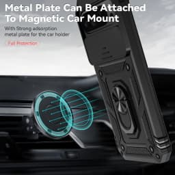 Armor Ring Bracket Push Window Protection Cell Phone Case for pixel 6 6PRO 6A 7 7PRO 7A 8 8PRO 8A 9/9PRO 9PRO XL Cover