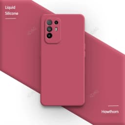 Coque Square Phone Case for OPPO Reno5 Z Reno 5Z 5G 6.43" CPH2211 Original Funda Liquid Silicone Lens Protection Soft Back Cover