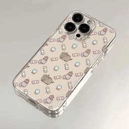 Transparent Cover The Cat Phone Case For-P-Pusheen iPhone 16 15 14 13 12 11 Mini Pro Max X XR XSMax 7 8 Plus SE20