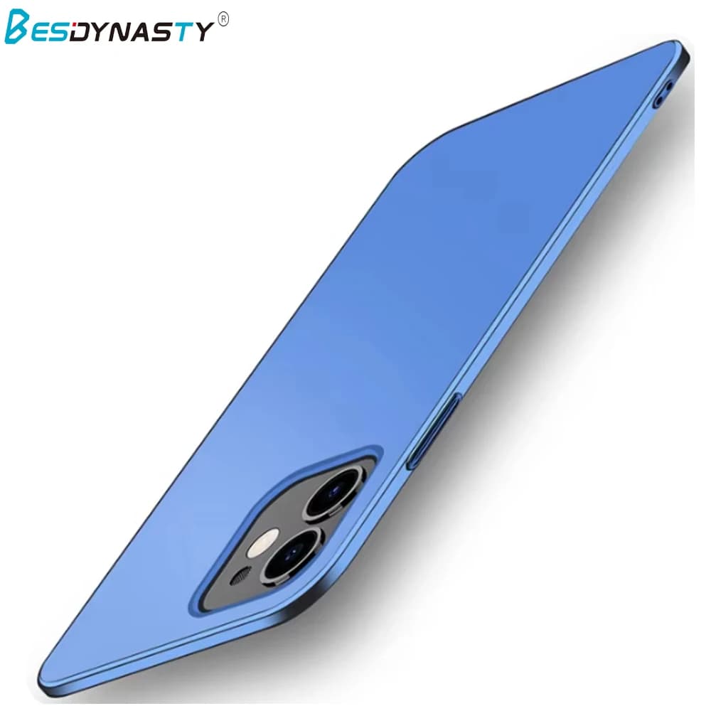 Ultra Thin Matte Back Cover Big Cam Hard Case For iPhone 16 15 Plus 14 13 12 11 Pro Max PC Slim Shell Luxury Coque
