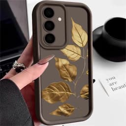 Petal Leaf Diagram Silicone Phone Case For Samsung Galaxy S23 S22 S21 S25 S24 S20 Ultra FE A35 A15 A25 A55 Note 20 Plus 5G Cover