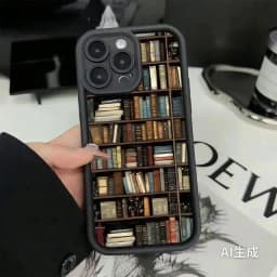 Book Shelf Creative Pattern Phone Case For Xiaomi 13 12 11 Lite 14 14T 13T 12T Poco X7 F6 F5 X6 X5 X3 M6 Pro F3 Soft Candy Cover
