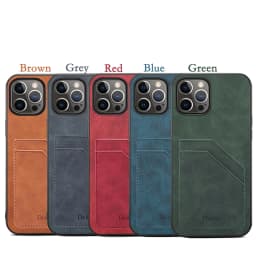 Denior For IPhone15 14 13 12 11 Mini Pro Max Shockproof Card Slot Phone Case For IPhone 7 8 Plus X Xs Xr Xs Max