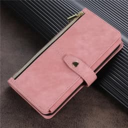 Zipper Wallet Flip Leather Cover For Samsung Galaxy S26 S25 S24 S23 Ultra S22 S21 FE S20 Plus Note20 5G Multi Card Case Coque