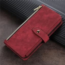 Zipper Wallet Flip Leather Cover For Samsung Galaxy S26 S25 S24 S23 Ultra S22 S21 FE S20 Plus Note20 5G Multi Card Case Coque
