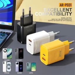 35W PD USB Quick Charger Super Fast Charging Mobile Phone Charge Adapter for iPhone 15 Xiaomi Samsung Huawei QC3.0 USB C Charger