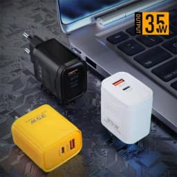35W PD USB Quick Charger Super Fast Charging Mobile Phone Charge Adapter for iPhone 15 Xiaomi Samsung Huawei QC3.0 USB C Charger