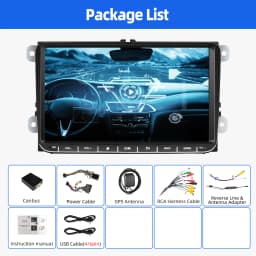 ESSGOO 2 Din Android Car Radio 9 Inch Carplay RDS AM FM Bluetooth WiFi Multimedia Autoradio For VW Volkswagen Passat B6 B7 Skoda