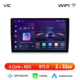 Junsun Qualcomm 8-Core 360 Camera Wireless CarPlay Android Auto Car Radio for Toyota Corolla Verso 2004-2009 GPS