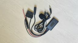 Biurlink Bluetooth AUX Module Fuse Safety Microphone Handsfree For Mercedes Comand 2.0 APS Bluetooth Audio Cable Adapter