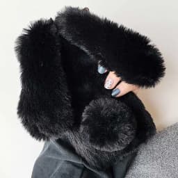 Soft Plush Phone Case for Samsung Galaxy S24 S23 S22 Ultra S21 S20 Fe S10 S9 S8 Note 20 Furry Rabbit Bunny Warm Furd Hair Cover