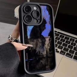A54 5g Case For Samsung A16 Dark Funny Monster Cat Fox S22 Plus S21FE S23 S24 S25 S26 Ultra Galaxy A15 A55 A52 A53 A13 A34 Cover