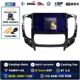 Android 16 Carplay Car Radio For Mitsubishi Pajero Sport 3 L200 5 Triton 3 2015-2019 Multimedia Video Player GPS Stereo 2Din DVD