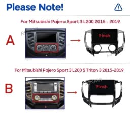 Android 16 Carplay Car Radio For Mitsubishi Pajero Sport 3 L200 5 Triton 3 2015-2019 Multimedia Video Player GPS Stereo 2Din DVD