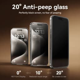 Joyroom 1/2Pcs Anti-spy Glass For iPhone 18 17 16 15 14 Pro Max Glass For iPhone 18 17 16 15 14 13 12 Pro Max Privacy Protector