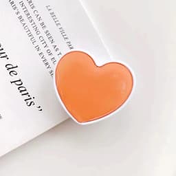 Universal Heart Shaped Phone Socket Holder Finger Grip Bracket Support Telephone for IPhone 15 14 13 Samsung Pocket Socket Stand