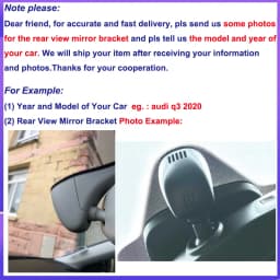 HD 1080P Car DVR For Audi a1 a3 a4 a5 a6 a7 a8 q2 q3 q5 q7 q8 s1 s3 s4 s5 s6 s7 s8 rs3 rs4 rs5 rs7 tt 2013-2016 Dash Cam Camera