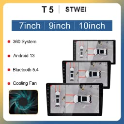 STWEI 1DIN android13 QLED 2K Screen Car Radio 7/9/10inch Universal Host Players Topway T100 TS18 TS10 For hyundai Suzuki Ford