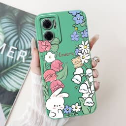 For Xiaomi Redmi 10 5G Elegant Sunflower Tulip Printed Phone Case For Redmi Note 11E Redmi10 5G Soft Silicone Shockproof Cases