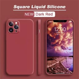 Original Liquid Silicone Case For iPhone 15 14 13 12 11 Pro Max Mini X XR XS 7 8 Plus SE 2020 Shockproof Soft Phone Case Etui