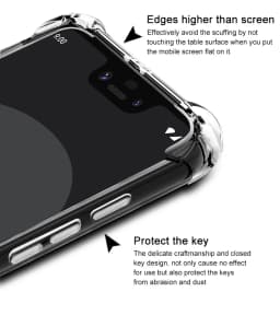 Oppo Reno13 A Jap CPH2699 Case Air Cushion Shockproof Airbag Clear Silicone TPU Back Cover Soft Case for Oppo Reno 13A Reno13A