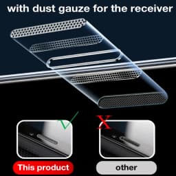 3Pcs For iPhone 16e 16 15 Pro Max Screen Protector Tempered Glass 14 PLUS 13 12 11 XR XS X Dust Free Phone With Install Kit
