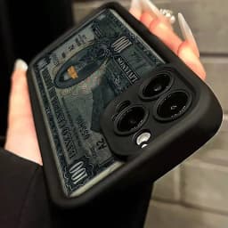 Dollar Bill Illustration Graphic Phone Case For iPhone 16 15 14 Plus 13 12 11 Pro MAX Silicone Shockproof Phone Back Covers