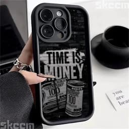 Dollar Bill Illustration Graphic Phone Case For iPhone 16 15 14 Plus 13 12 11 Pro MAX Silicone Shockproof Phone Back Covers