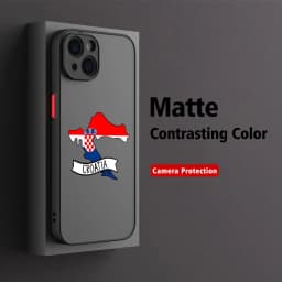Croatia Passport Phone Case For iPhone 16 15 14 13 12 11 Mini Pro Max X XR XSMax 7 8 6 6s Plus Matte Clear Back Cover
