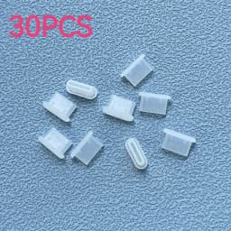 10/30/50PCS Type-C Silicone Dust Plugs Phone USB Charging Port Protector Cover Type C Anti-dust Cap for Samsung Xiaomi Huawei