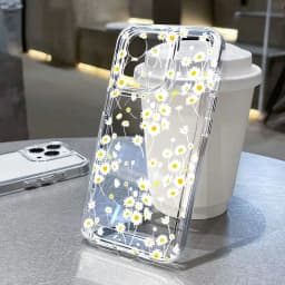 Flower Clear Case For Samsung A06 A17 A56 A55 5G A54 A36 A34 A35 A33 A53 A26 A25 A37 A57 S26 S25 S24 S23 S22 Ultra Plus Cover