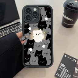 Cute Cartoon Cat Silicone Phone Case For Samsung Galaxy S26 S25 Ultra S24 S23 S22 Plus S21 FE A16 A56 A55 A54 A24 A25 A26 Cover