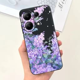 For Xiaomi Redmi Note 13 4G Case Redmi Note 13 Pro 4G Fashion Painted Candy Color Soft Silicon Cover For Redmi Note13 13Pro 4G