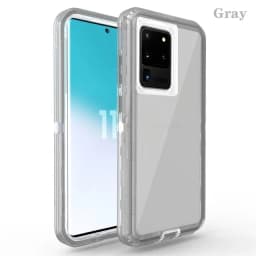 3 IN 1 For Samsung Galaxy S21 S20 S22 S23 S24 S25 S26 Ultra S10 Note 20 10 Heavy Duty Clear Shockproof Hybrid Bumper Case Cover