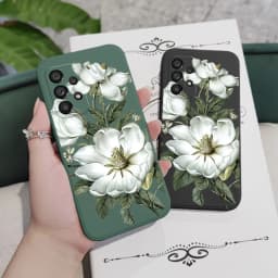 Wild Flowers Phone Case For Samsung For A54 A34 A24 A14 A15 A25 A35 A55 A73 A53 A33 A23 A13 A03 A04 A04S A72 A52 A32 A22 4G 5G