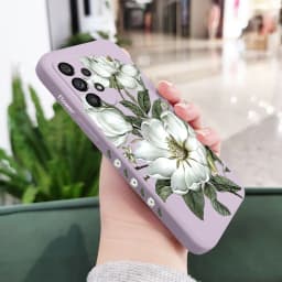 Wild Flowers Phone Case For Samsung For A54 A34 A24 A14 A15 A25 A35 A55 A73 A53 A33 A23 A13 A03 A04 A04S A72 A52 A32 A22 4G 5G