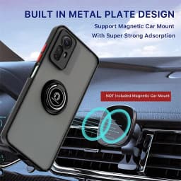 NEW Shockproof Magnetic Case For Xiaomi Redmi Note 14 13 12S 4G 12 11 Pro 10 8 9S Redmi 9 10 10C 12 Cover Ring Holder