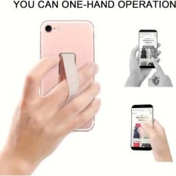Finger Grip Mobile Phone Stand for IPhone Universal Wrist Band Phone Holder for Samsung Xiaomi Push Back Sticked Socket Bracket