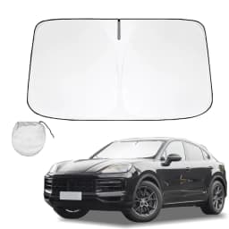Windshield Sun Shade For Porsche Cayenne Coupe 955 958 957 Sunshade Sun Visor Protector Foldable Blocks UV Rays Keep Car Cooler