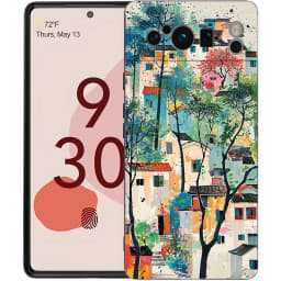 Phone Case Cover for Google Pixel/9/8/7/6/7A/6A/Pro Shockproof Soft TPU 9/Pro/XL Shell Capas Fundas Abstract Flower Market Coque