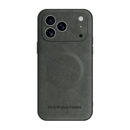 Magnetic Leather Case for Apple iPhone 17 Pro Max 13 12 14 15 16 17Pro MacSafe Luxury Wireless Charge Shockproof MagSafe Cover