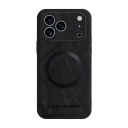 Magnetic Leather Case for Apple iPhone 17 Pro Max 13 12 14 15 16 17Pro MacSafe Luxury Wireless Charge Shockproof MagSafe Cover