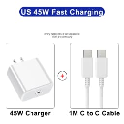 For Samsung PD 45W Super Fast Charger For Samsung Galaxy S25 S24 S22 S23 Ultra A56 A55 5G Type C Fast Charge Cable Phone Adapter