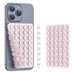 Double Sided Silicone Suction Cup Phone Holder Silicon Phone Accessory Compatible with Iphone /Android, Ideal for Use on Mirrors
