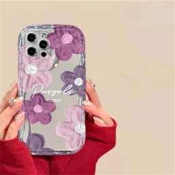Fresh Oil Painting Daisy Flowers Phone Case For Samsung Galaxy S25 Ultra S24 Plus S25Ultra S25+ S24+ Soft Wavy Edge Cover Cases