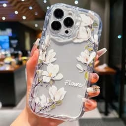 Fresh Oil Painting Daisy Flowers Phone Case For Samsung Galaxy S25 Ultra S24 Plus S25Ultra S25+ S24+ Soft Wavy Edge Cover Cases