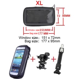 Waterproof Motorcycle Phone Holder Support Telephone Mobile Stand for Moto Support for iPhone 11 Universal Bike Mobile Phone Sup
